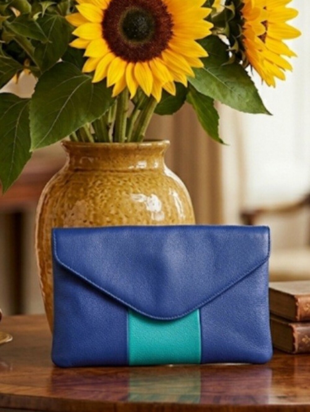 J.Crew Envelope Clutch With Chain!